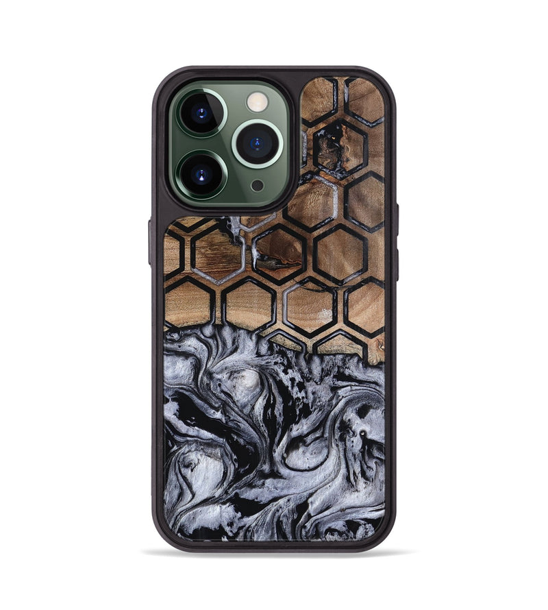 iPhone 13 Pro Wood Phone Case - Taina (Pattern, 800626)