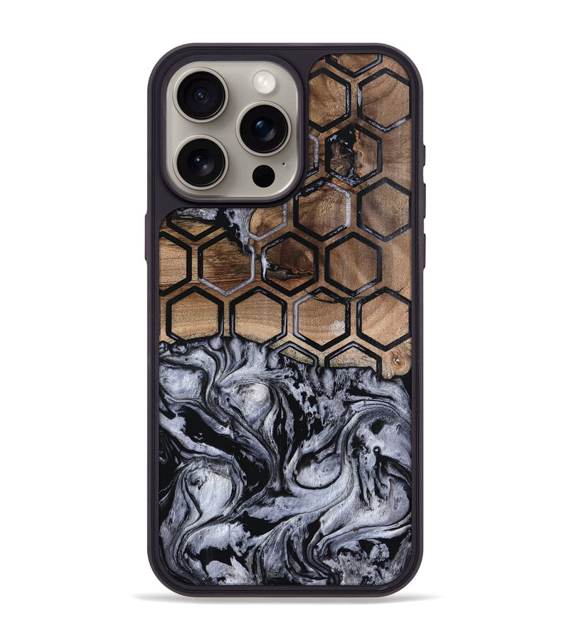 iPhone 15 Pro Max Wood Phone Case - Taina (Pattern, 800626)