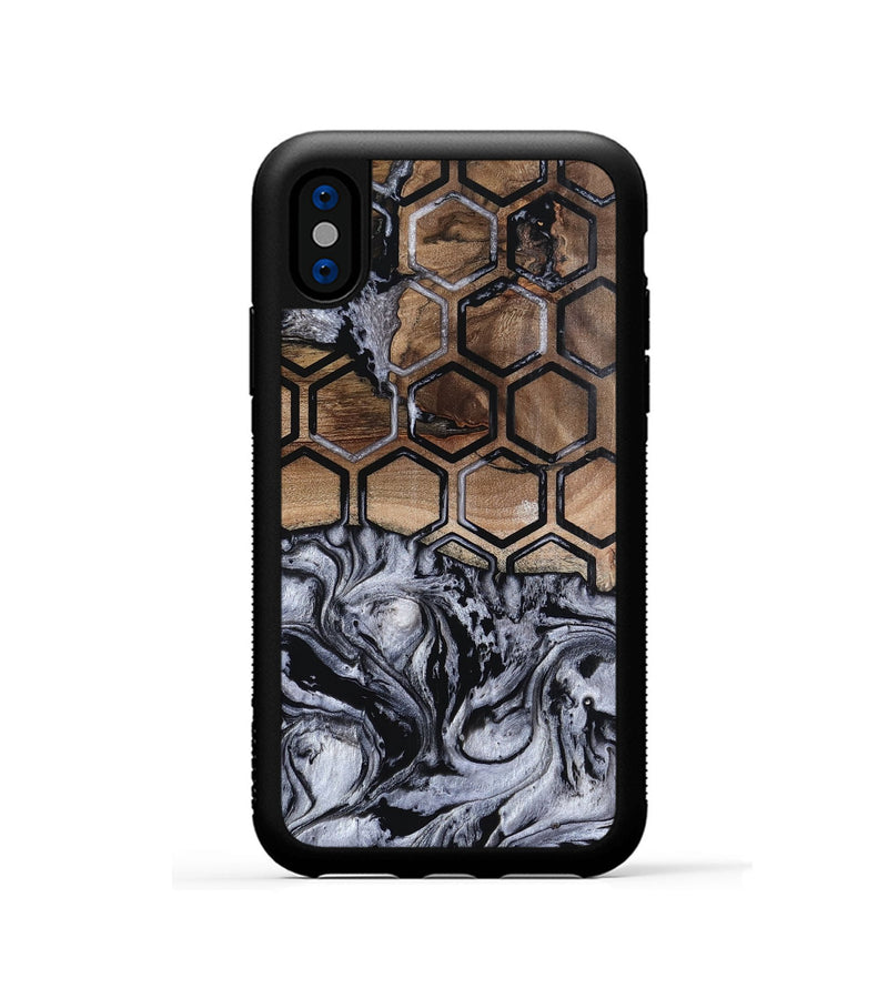 iPhone Xs Wood Phone Case - Taina (Pattern, 800626)