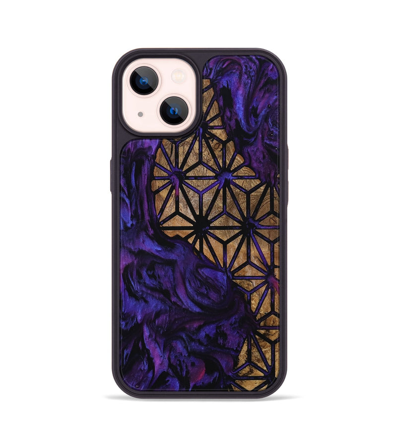 iPhone 14 Wood Phone Case - Latasha (Pattern, 800627)