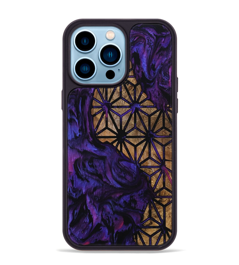 iPhone 14 Pro Max Wood Phone Case - Latasha (Pattern, 800627)