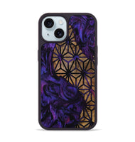 iPhone 15 Wood Phone Case - Latasha (Pattern, 800627)