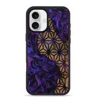 iPhone 16 Plus Wood Phone Case - Latasha (Pattern, 800627)