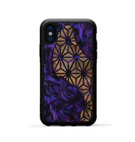 iPhone Xs Wood Phone Case - Latasha (Pattern, 800627)