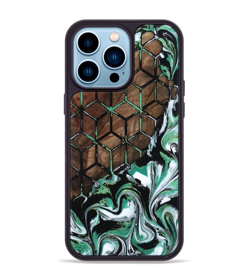 iPhone 14 Pro Max Wood Phone Case - Lance (Pattern, 800631)