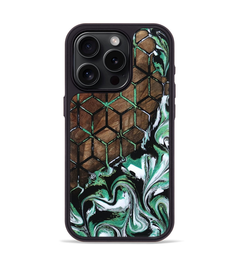 iPhone 15 Pro Wood Phone Case - Lance (Pattern, 800631)