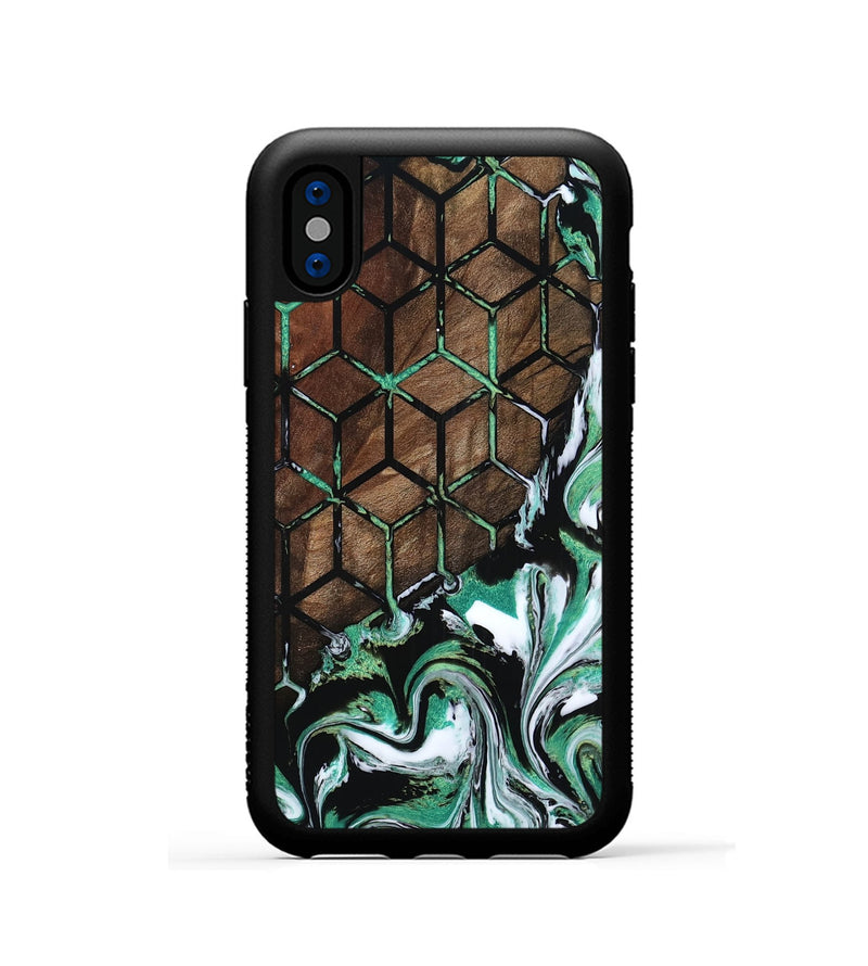 iPhone Xs Wood Phone Case - Lance (Pattern, 800631)