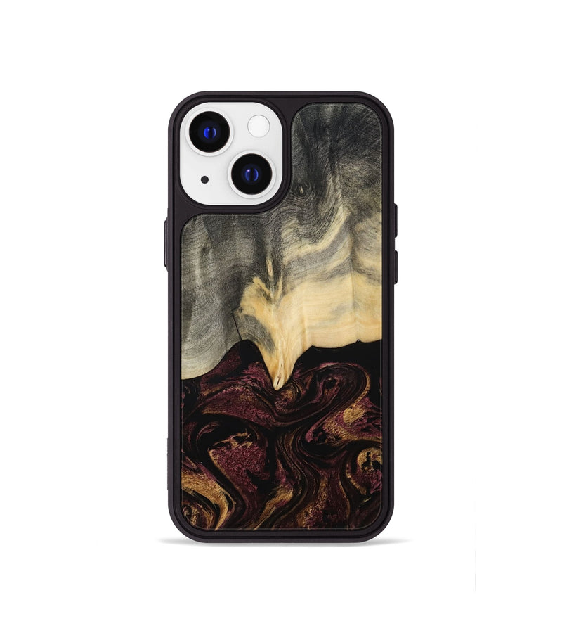 iPhone 13 mini Wood Phone Case - Domingo (Red, 800637)