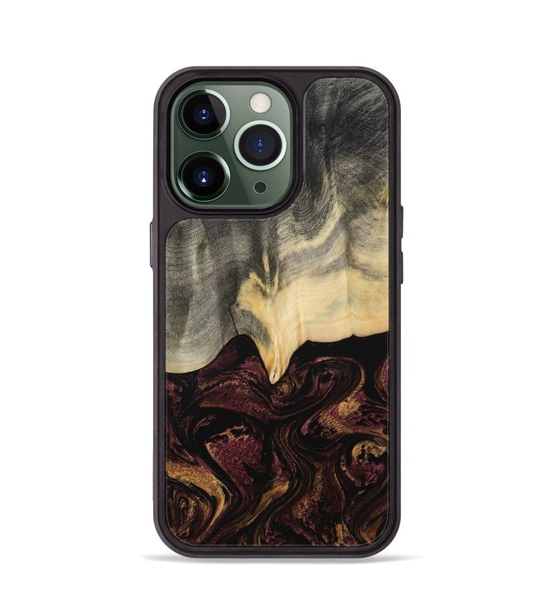 iPhone 13 Pro Wood Phone Case - Domingo (Red, 800637)