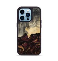 iPhone 14 Pro Wood Phone Case - Domingo (Red, 800637)