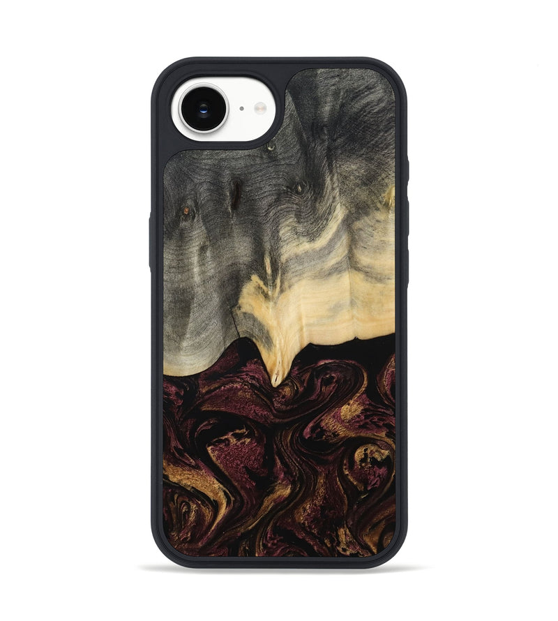 iPhone 16e Wood Phone Case - Domingo (Red, 800637)