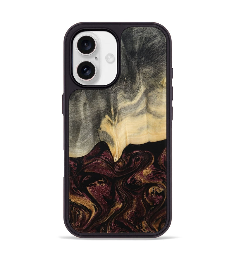 iPhone 17 Wood Phone Case - Domingo (Red, 800637)