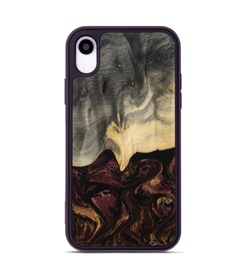 iPhone Xr Wood Phone Case - Domingo (Red, 800637)