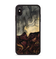 iPhone Xs Max Wood Phone Case - Domingo (Red, 800637)