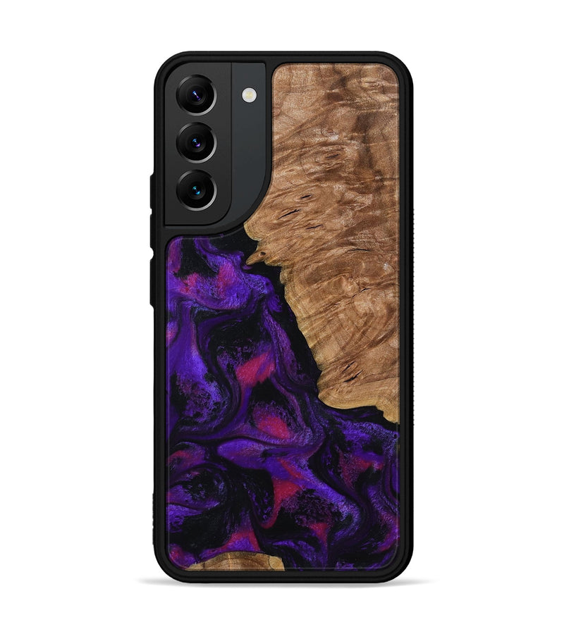 Galaxy S22 Plus Wood Phone Case - Leandra (Purple, 800638)