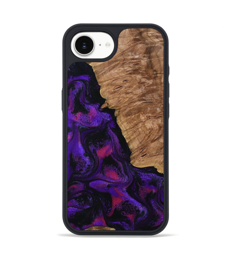 iPhone 16e Wood Phone Case - Leandra (Purple, 800638)