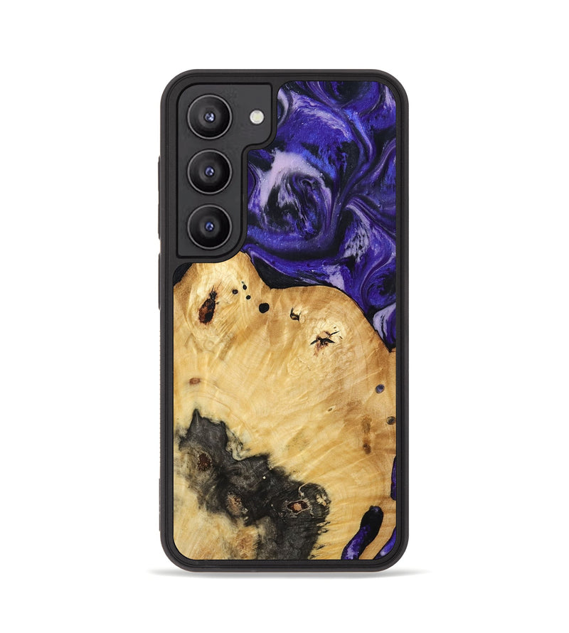 Galaxy S23 Wood Phone Case - Cillian (Purple, 800639)