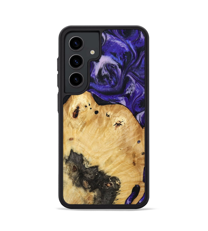 Galaxy S24 Wood Phone Case - Cillian (Purple, 800639)