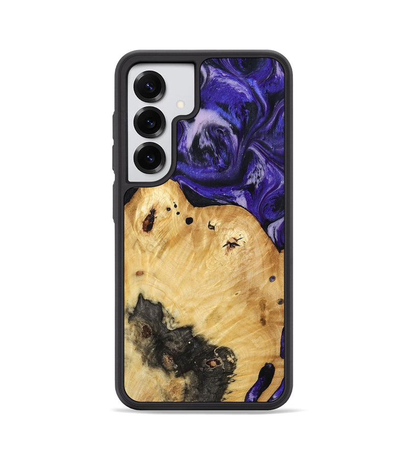 Galaxy S25 Wood Phone Case - Cillian (Purple, 800639)