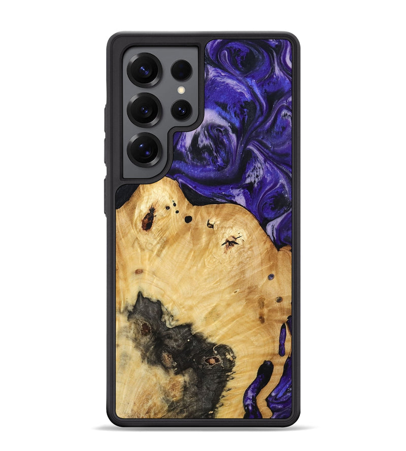 Galaxy S25 Ultra Wood Phone Case - Cillian (Purple, 800639)