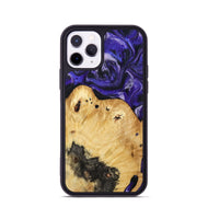 iPhone 11 Pro Wood Phone Case - Cillian (Purple, 800639)