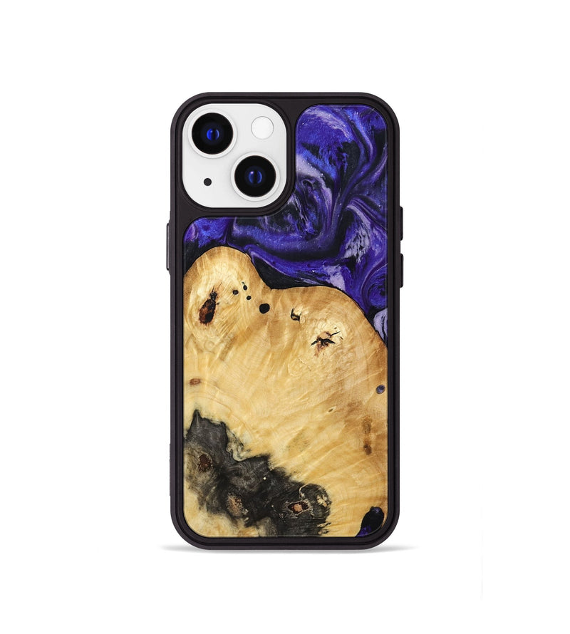 iPhone 13 mini Wood Phone Case - Cillian (Purple, 800639)