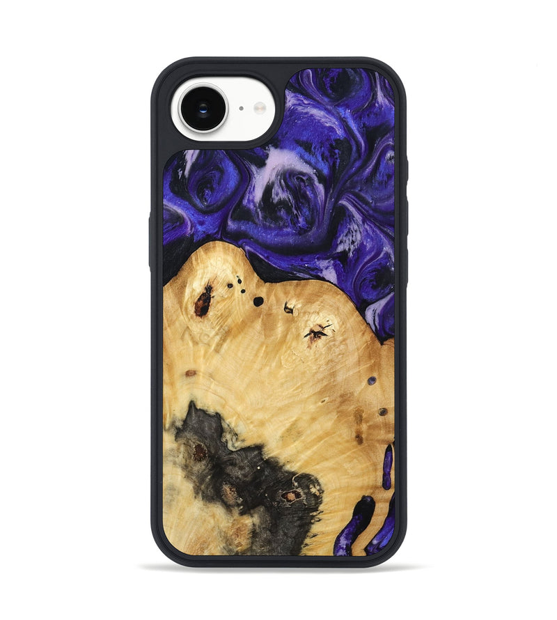iPhone 16e Wood Phone Case - Cillian (Purple, 800639)