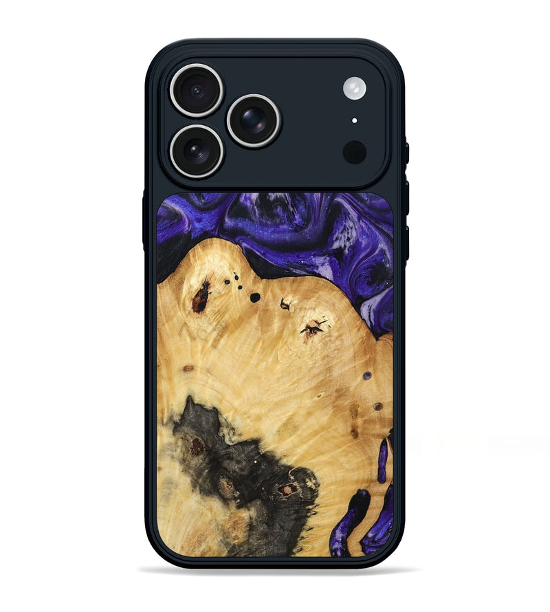 iPhone 17 Pro Max Wood Phone Case - Cillian (Purple, 800639)
