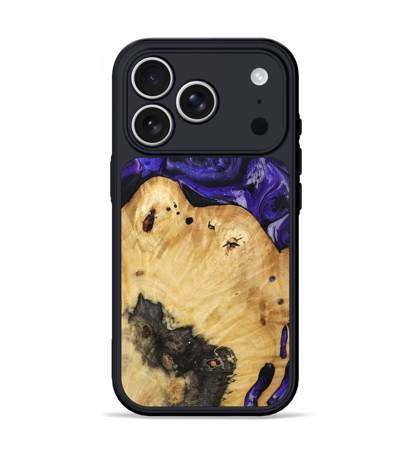 iPhone 17 Pro Wood Phone Case - Cillian (Purple, 800639)