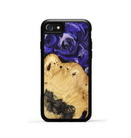 iPhone SE Wood Phone Case - Cillian (Purple, 800639)