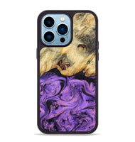 iPhone 14 Pro Max Wood Phone Case - Robb (Purple, 800640)