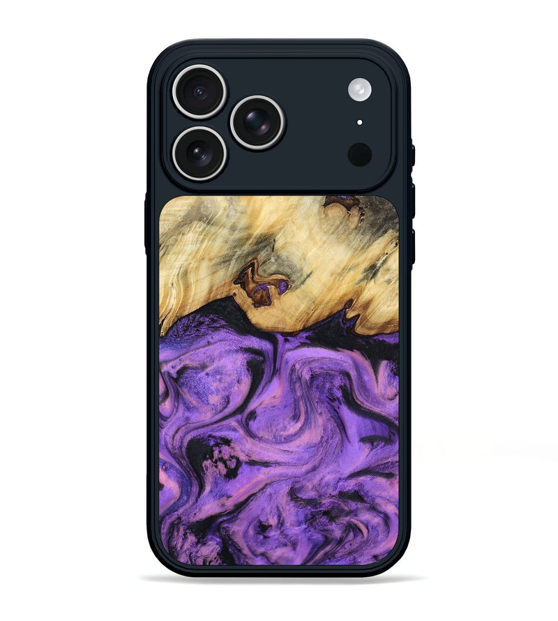 iPhone 17 Pro Max Wood Phone Case - Robb (Purple, 800640)