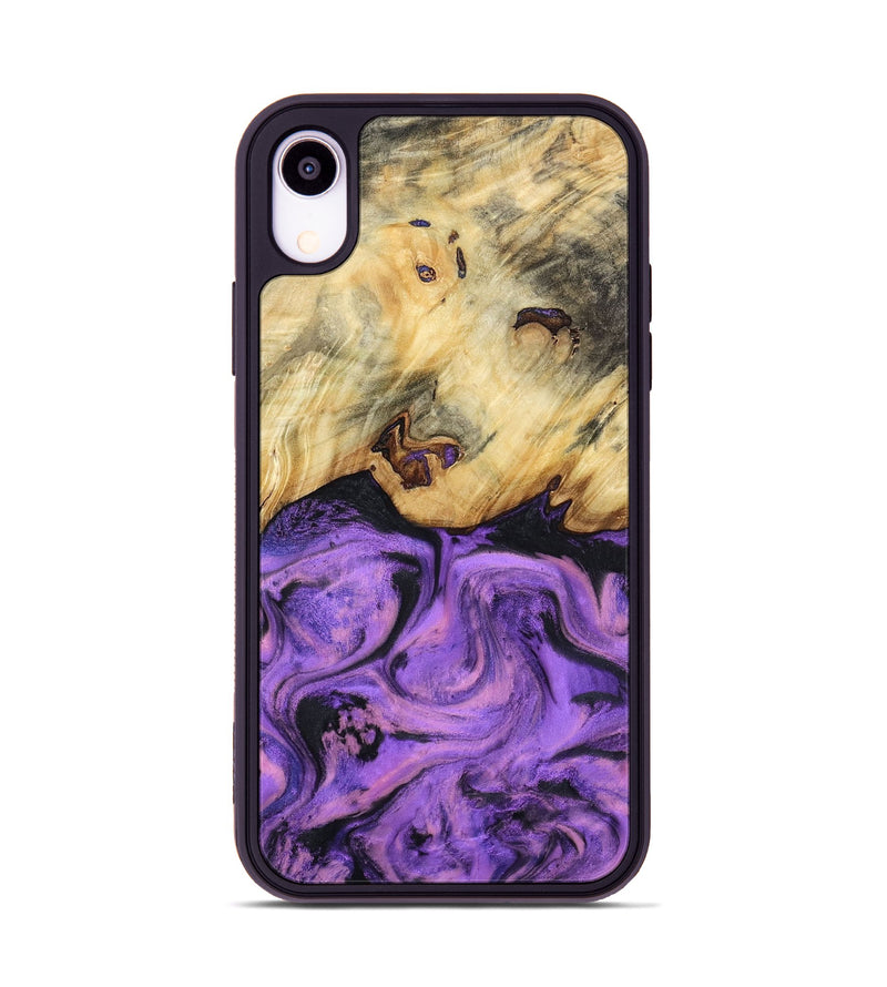 iPhone Xr Wood Phone Case - Robb (Purple, 800640)