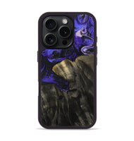 iPhone 16 Pro Wood Phone Case - Jannie (Purple, 800641)