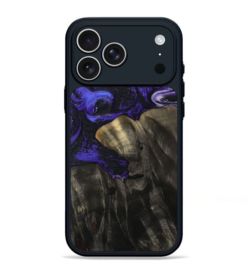 iPhone 17 Pro Max Wood Phone Case - Jannie (Purple, 800641)