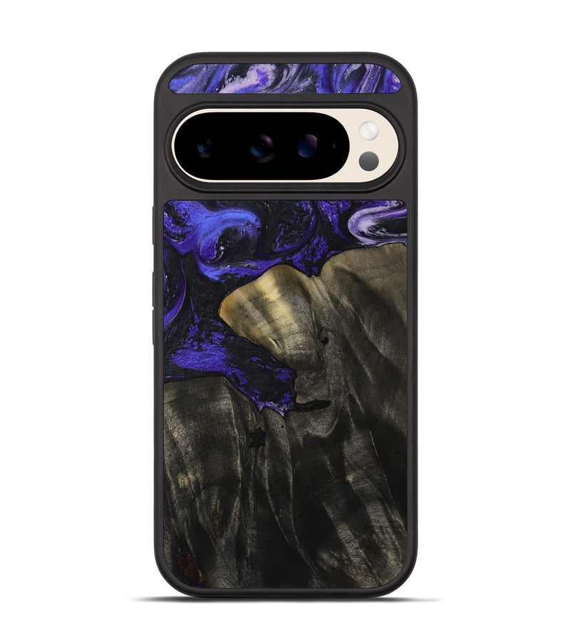 Pixel 10 Wood Phone Case - Jannie (Purple, 800641)