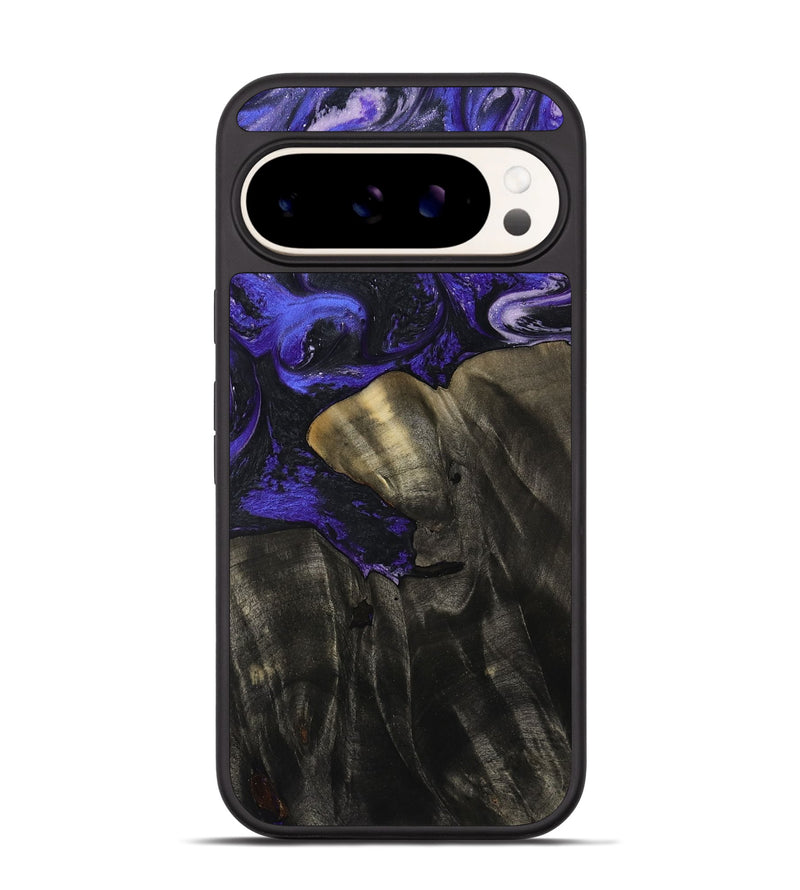 Pixel 9 Wood Phone Case - Jannie (Purple, 800641)