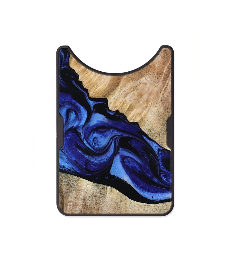 Alloy Wood Wallet - Lura (Blue, 800647)