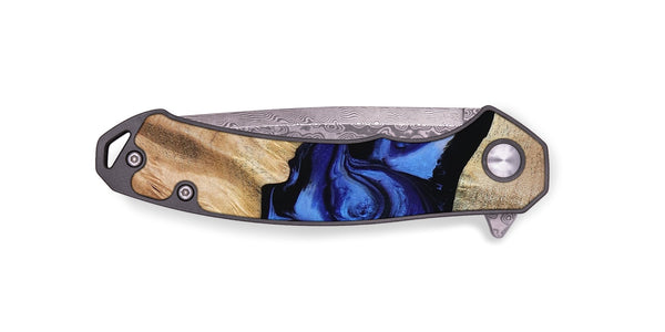 EDC Wood Pocket Knife - Lura (Blue, 800647)