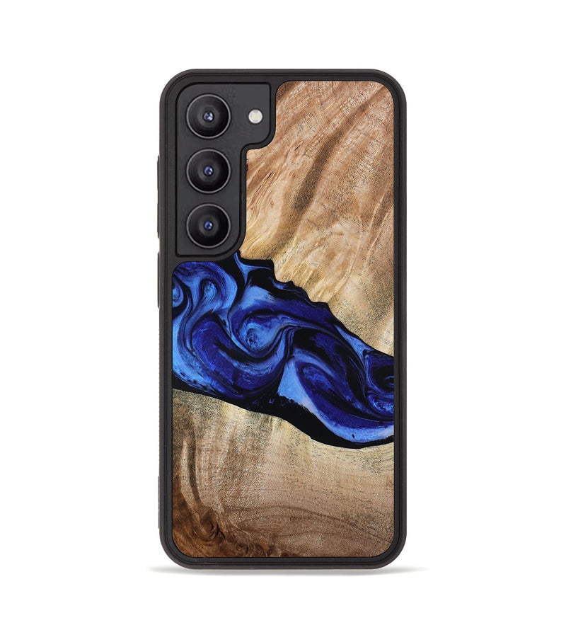 Galaxy S23 Wood Phone Case - Lura (Blue, 800647)