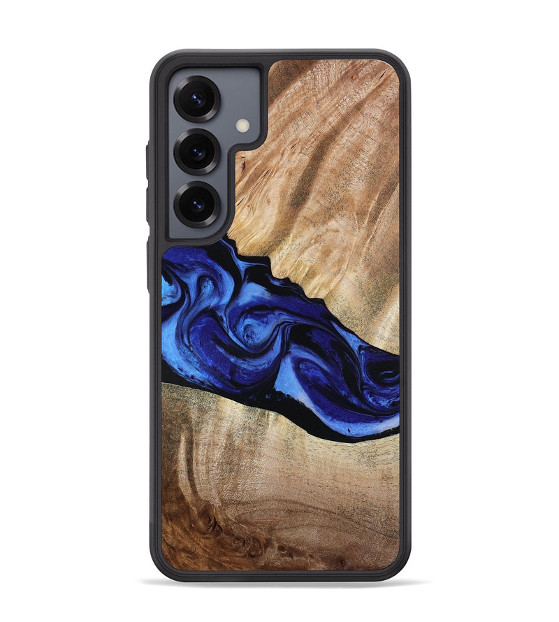 Galaxy S25 Plus Wood Phone Case - Lura (Blue, 800647)