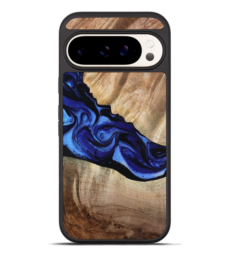 Pixel 10 Pro XL Wood Phone Case - Lura (Blue, 800647)