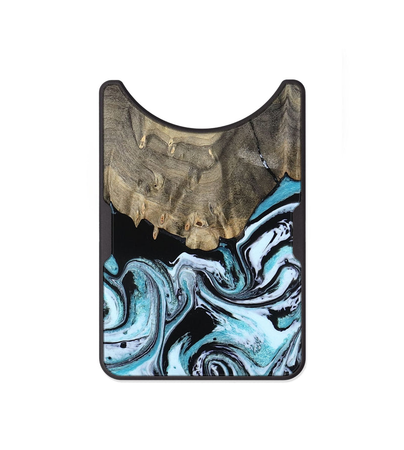 Alloy Wood Wallet - Aviana (Blue, 800649)