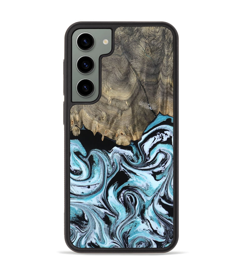 Galaxy S23 Plus Wood Phone Case - Aviana (Blue, 800649)