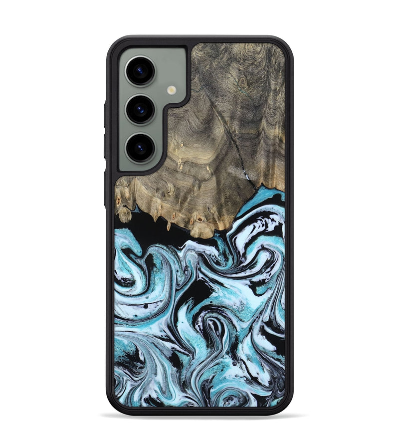 Galaxy S24 Plus Wood Phone Case - Aviana (Blue, 800649)