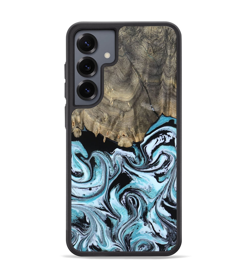 Galaxy S25 Plus Wood Phone Case - Aviana (Blue, 800649)