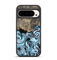 Pixel 9 Pro Wood Phone Case - Aviana (Blue, 800649)