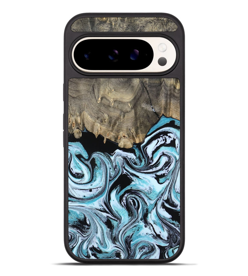 Pixel 9 Pro XL Wood Phone Case - Aviana (Blue, 800649)