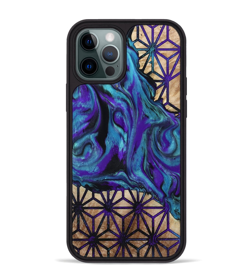 iPhone 12 Pro Max Wood Phone Case - Marnie (Pattern, 800653)