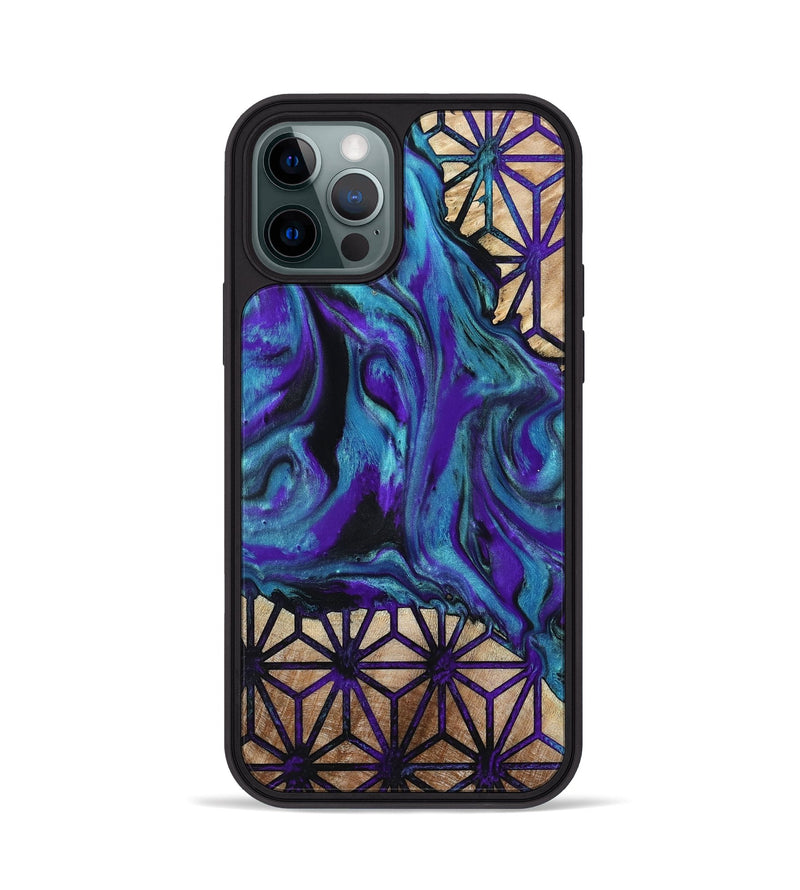 iPhone 12 Pro Wood Phone Case - Marnie (Pattern, 800653)